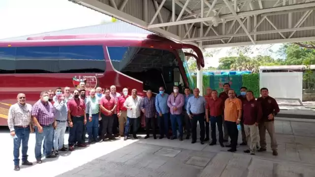 En autobús en realidad pertenece a una organización turística