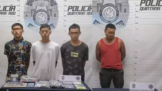 Ambos sujetos y lo asegurado fue puesto a disposición de la Fiscalía General del Estado