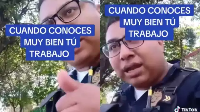 Usuarios aclamaron la forma de actuar del policía de la CDMX