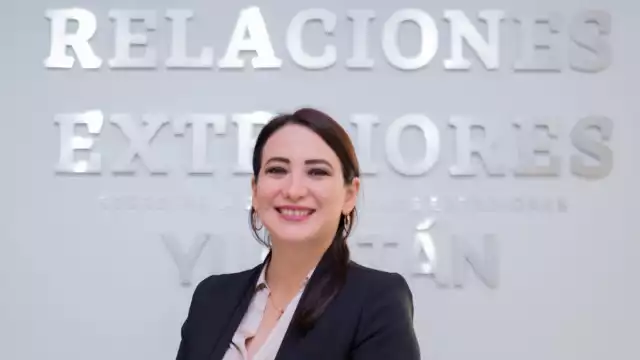 Mariana Cruz estuvo al frente de la Secretaría de Relaciones Exteriores en Yucatán durante tres años