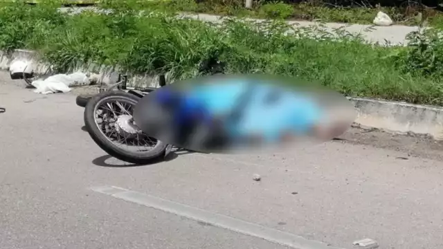 Algunos automovilistas que pasaron por el lugar hicieron el reporte a la Comandancia Municipal