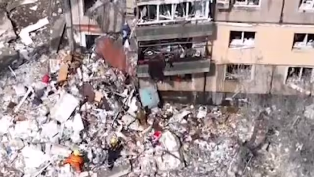 La zona quedó completamente afectada tras el ataque