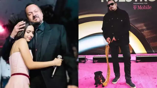 Uno de los integrantes de la Dinastía Aguilar causó revuelo durante la alfombra roja de la entrega de Premio Lo Nuestro, se trata de “Gordo”, el perrito de Pepe y Ángela Aguilar