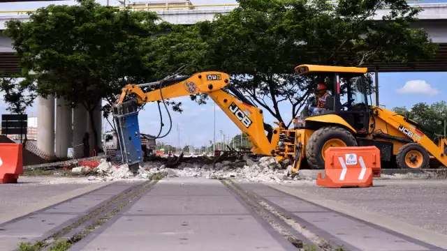 Los trabajos se están realizando sin que afecte al tráfico vehicular