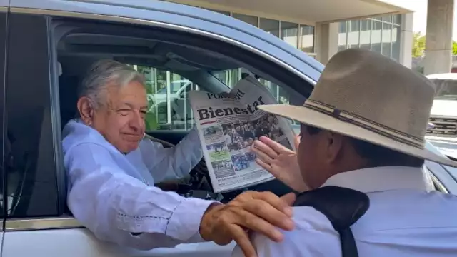 AMLO acudió a reunirse con el Gobernador de Yucatán para iniciar con su agenda de supervisión