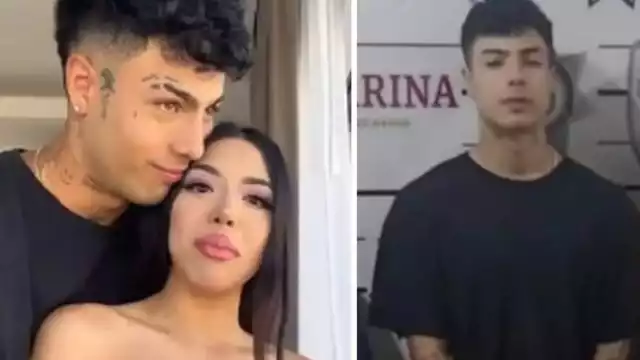 La pareja se encontraba en el aeropuerto de la CDMX. Foto: Especial