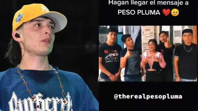 Una joven decidió invitar a Peso Pluma a sus XV años