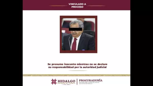 El ex secretario de educación del estado de Hidalgo,  Atilano R.P., fue vinculado a proceso por un Juez de Control por el delito de peculado