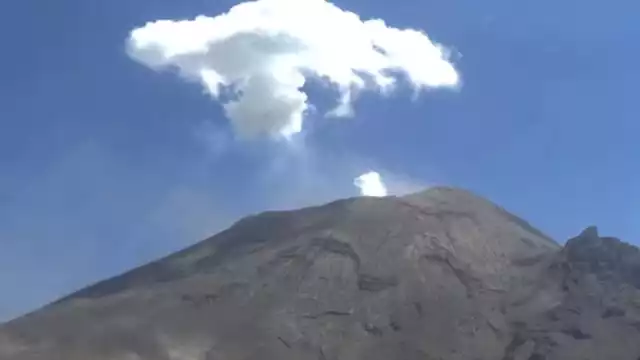 Así luce el Volcán Popocatépetl