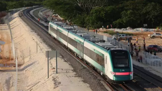El presidente López Obrador concluyó con éxito el primer recorrido en el Tren Maya
