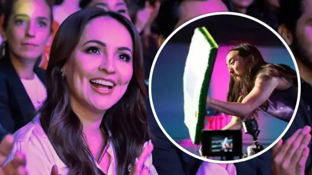 Biby Rabelo terminó llena de pastel durante el concierto de Steve Aoki