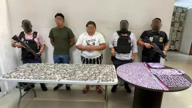 Tenían en su poder más de 2 mil dosis de estupefacientes