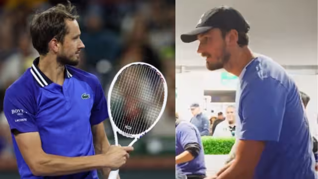 ¿Habrías imaginado a Daniil Medvedev como cajero?