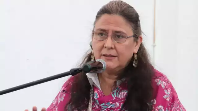 María del Rosario Orozco, esposa del finado gobernador, Miguel Barbosa Huerta