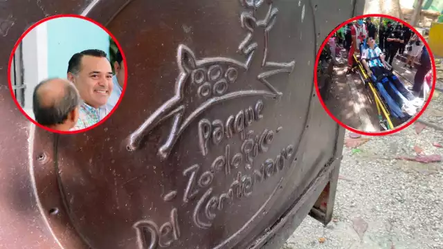 El Ayuntamiento de Renán Barrera calificó como un 'incidente' lo sucedido con el trenecito