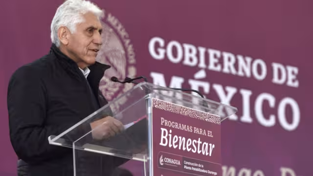 Germán Martínez Santoyo, titular de Conagua firmó el acuerdo mediante el cual el Gobierno Federal apoyará a Durango para la construcción de una planta potabilizadora