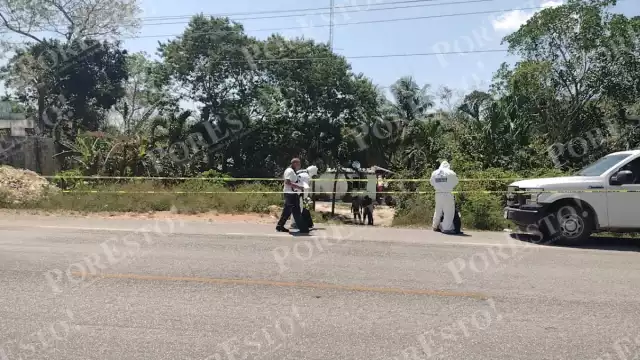 El cuerpo fue localizado aparentemente con huellas de violencia