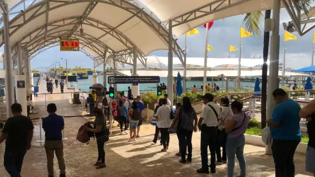 Puerto Juárez es el principal punto de embarque para IM.