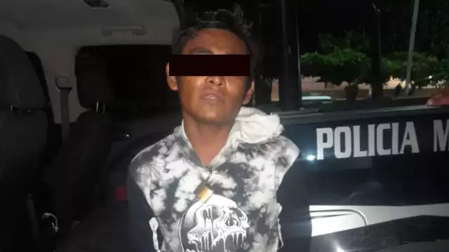 El detenido cuenta con un largo historial delictivo