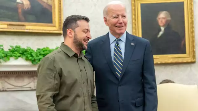 El presidente de Estados Unidos y de Ucrania, Volodimir Zelenski, se reunieron en la Casa Blanca