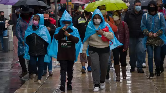 Se prevé un día nublado con lluvias torrenciales para todo el estado