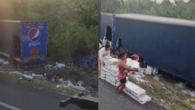 La cerveza fue robada por completo al ser extraída de ambas cajas de la pesada unidad