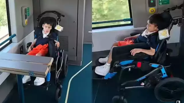 Hassen llegó a Chichén Itzá a bordo del Tren Maya