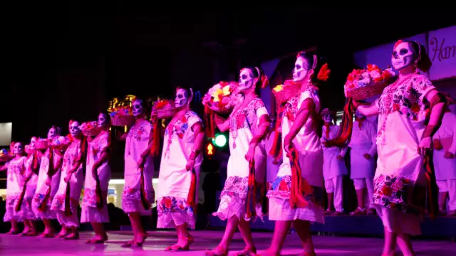 Como parte del programa “Festival de las Ánimas”, “se armó” la “Vaquería Yucateca”