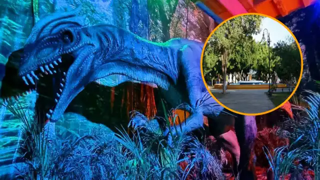 La Expo Dinosaurios tendrá su inauguración ahora en el Parque de la Paz en Mérida