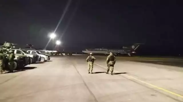 En medio de un fuerte operativo de seguridad fue trasladado José Alberto García Vilano "La Kena", sin que aún se informé hacía donde lo llevaron