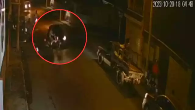 El motociclista huyó después del accidente