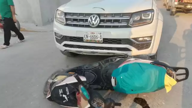 La mujer fue trasladada de urgencia al hospital