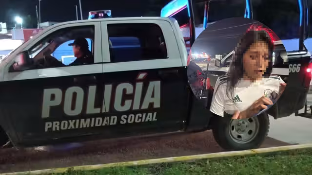 La joven fue trasladada al Hospital General de Cancún
