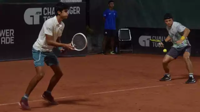 Rodrigo Pacheco Méndez y Gerard Campana Lee no pudieron seguir en pie dentro del torneo
