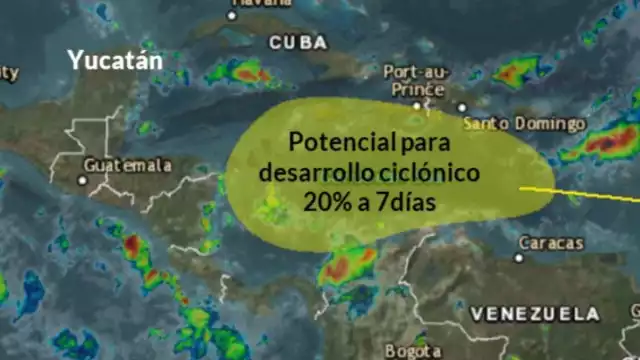 Se vigila el potencial desarrollo ciclónico en la Península de Yucatán