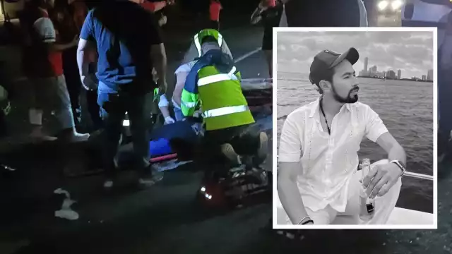 Los restos de la víctima fueron recuperados por el Servicio Médico Forense