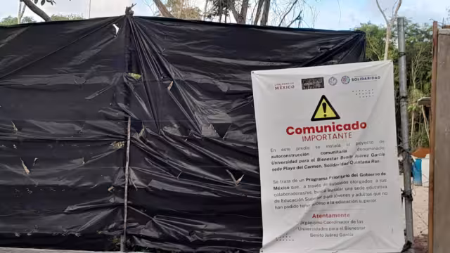 De momento, se puede ver que el predio ha sido limpiado de vegetación. El edificio tendrá la capacidad para albergar a los 174 estudiantes