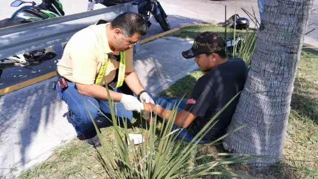 Los involucrados decidieron dialogar y llegaron a un acuerdo en el sitio
