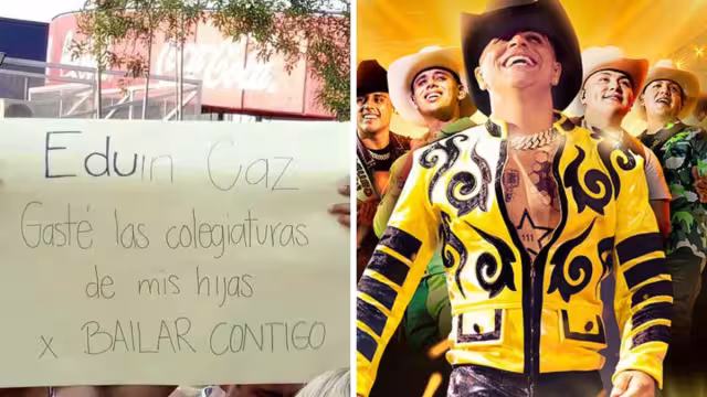 Para la madre de familia lo principal era ver en vivo a Grupo Firme