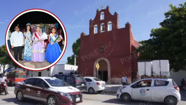 Vecinos celebran inicio de fiestas patronales con coronación y devoción comunitaria