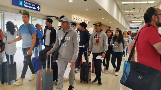 Los vuelos de salida reportaron niveles de ocupación del 95 por ciento