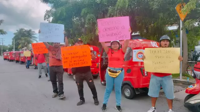 Los mototaxistas aseguran que el Imoveqroo quiere beneficiar a dos agrupaciones externas