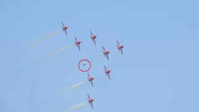 El fenómeno sorprendió los cielos de Gran Bretaña. Foto: Especial