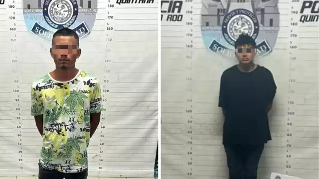 Ambos detenidos apenas rebasan los 18 años