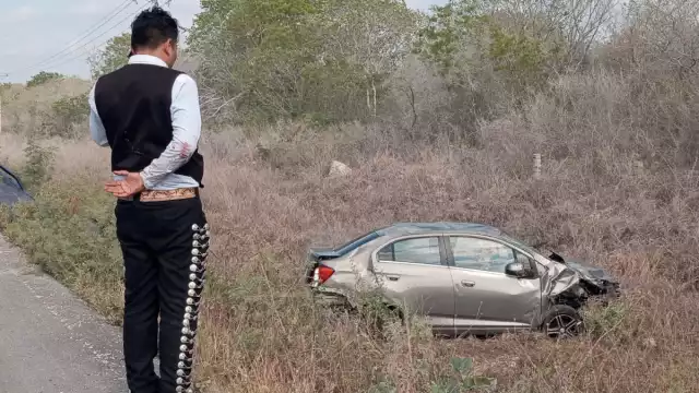 El conductor solo resultó con golpes en el cuerpo