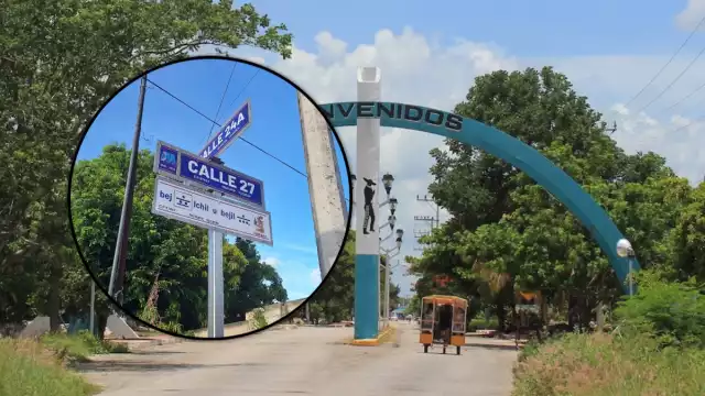 Muxupip tiene señales de tránsito en lengua maya