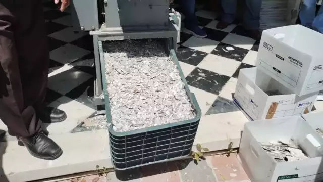 La destrucción fue aprobada por la Comisión de Vigilancia del Registro Federal de Electores