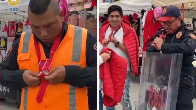 En redes aplaudieron la actitud de los policías
