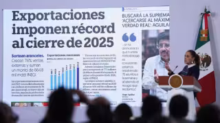 México rompe récord de exportaciones pese a amenazas arancelarias de Estados Unidos: Sheinbaum