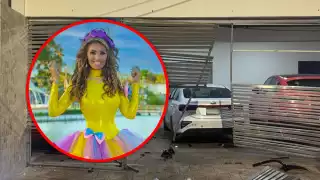 Conductor se estrella contra la casa de la cantante infantil “Morita” en Mérida y huye